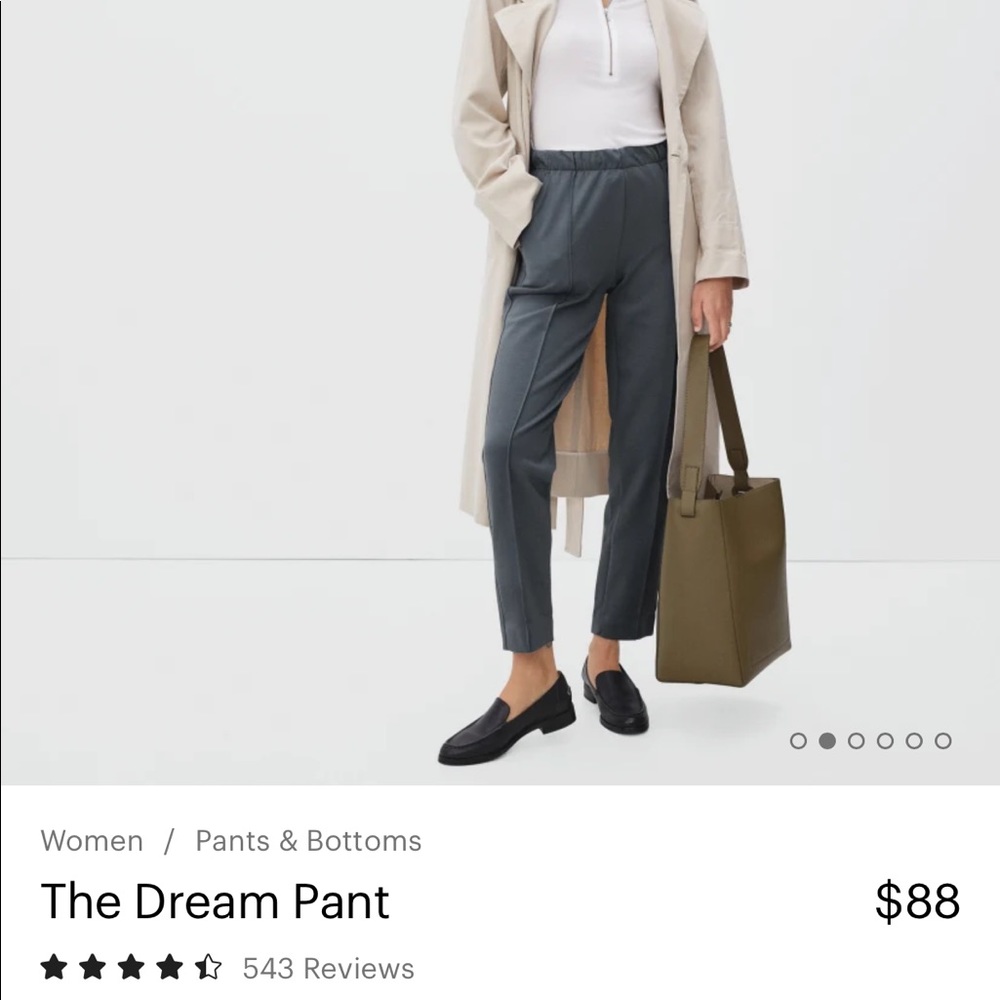 Everlane Dream Pants Grey